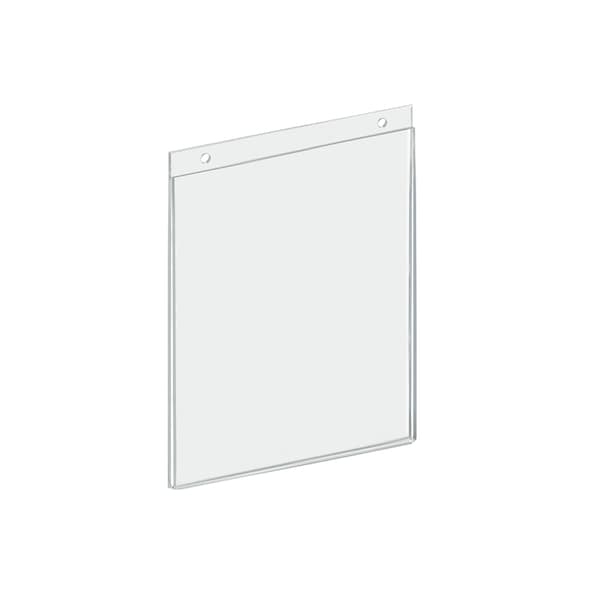 Azar Displays 8"W x 10"H Wall U-Frame w/ Holes, PK10 162718 - main